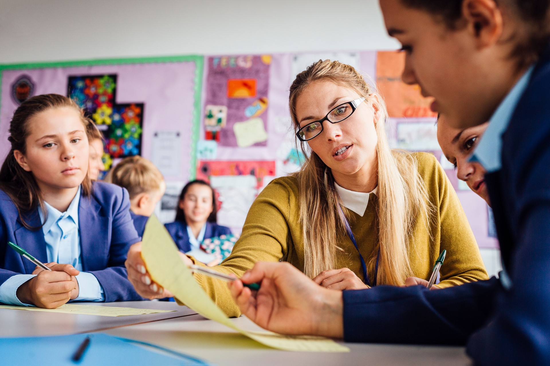 Teaching Her Students